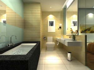 guest room bathroom 004 Model 3D