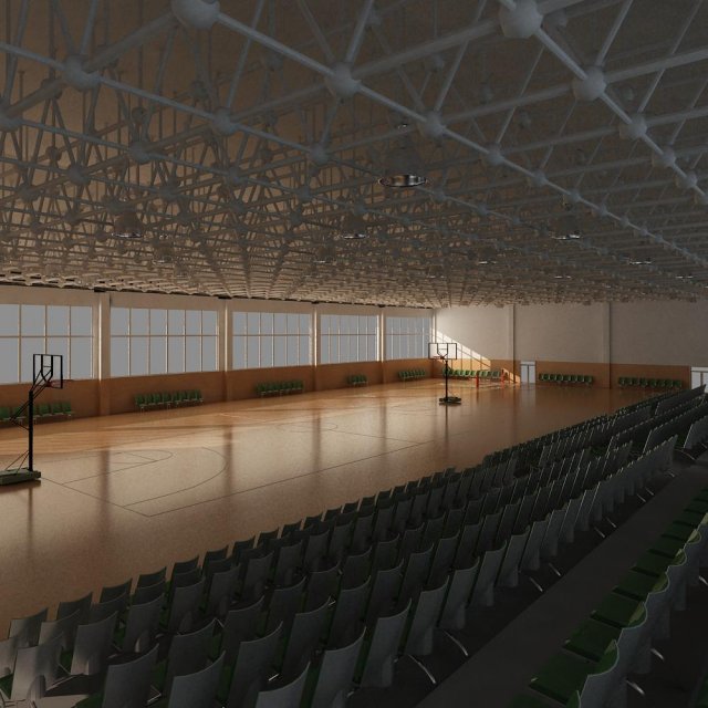 gym 005 Modèle 3D .c4d .max .obj .3ds .fbx .stl .blend 
