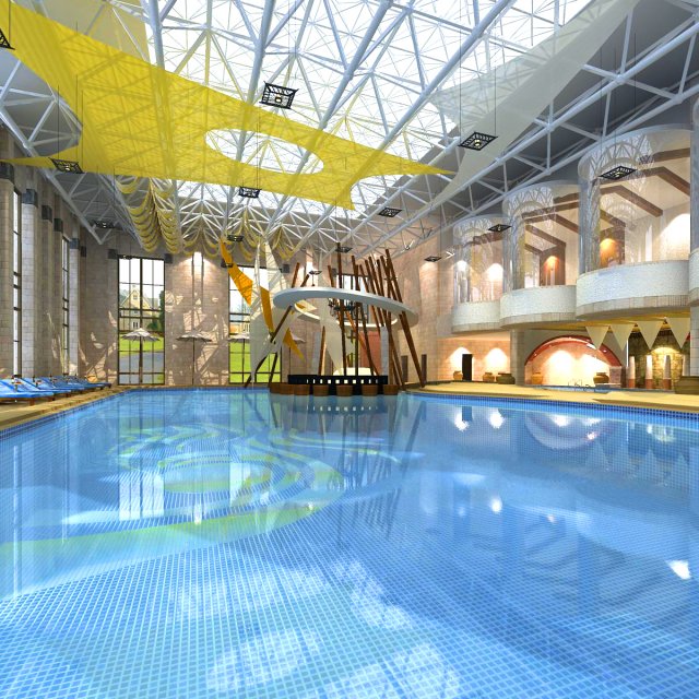 gym 006 Modelo 3D .c4d .max .obj .3ds .fbx .stl .blend 