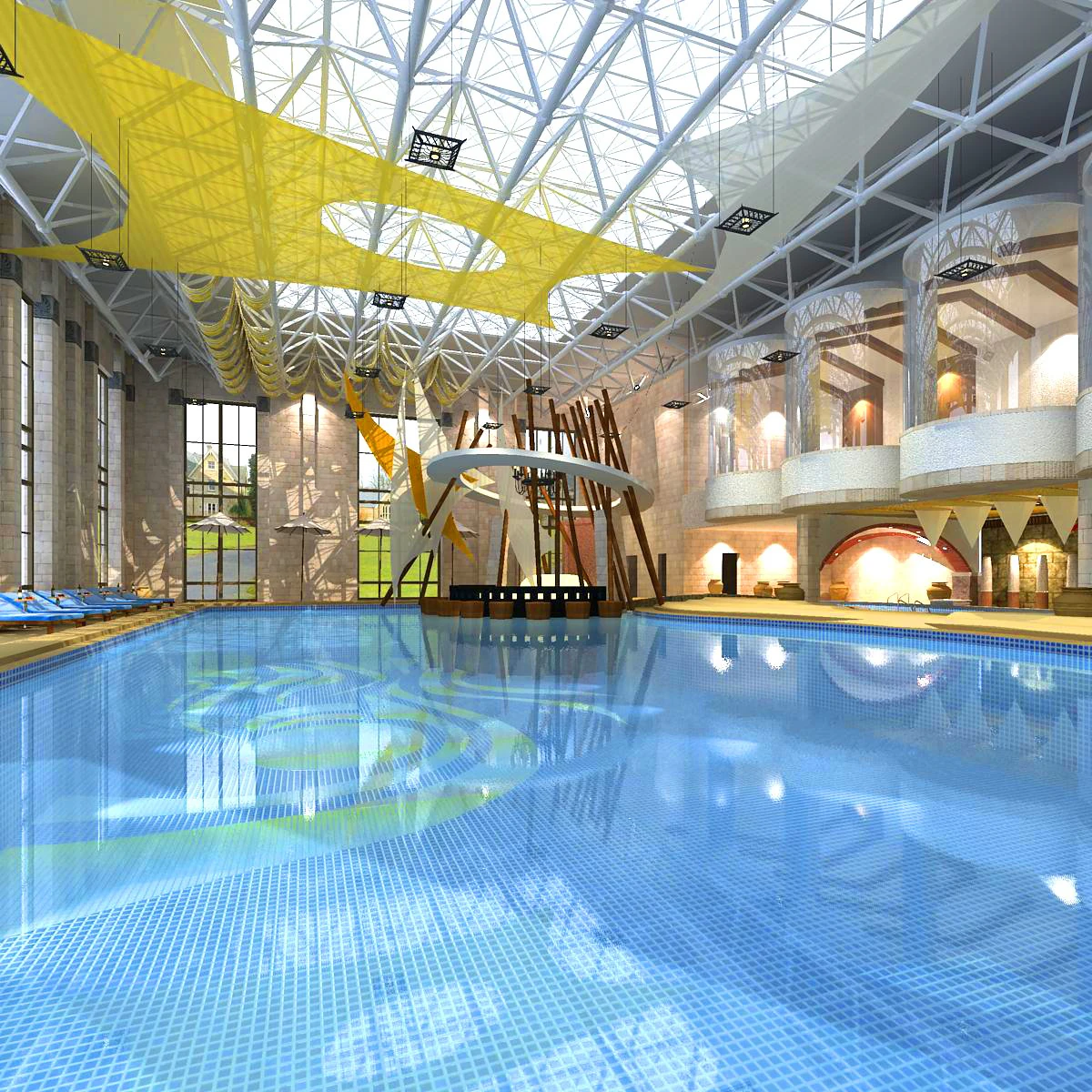 gym 006 3D Model .c4d .max .obj .3ds .fbx .stl .blend
