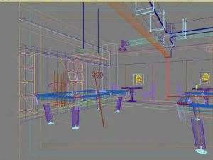 gimnasio 007 Modelo 3D
