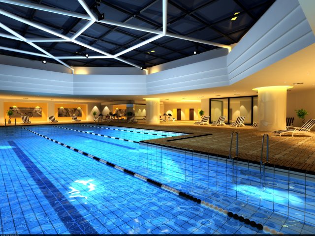 gym 009 3D Model .c4d .max .obj .3ds .fbx .stl .blend 