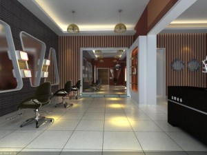 hairdressing room 002 3D Model