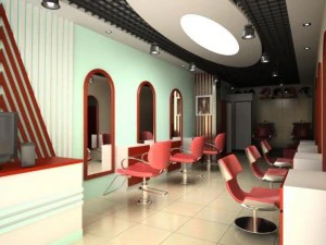 sala de peluquer&iacute;a 003 Modelo 3D