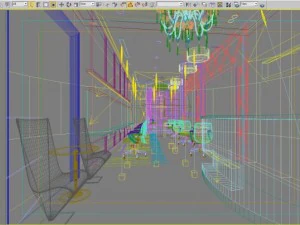 hairdressing room 005 3D Model