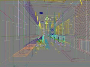 hairdressing room 006 3D Model