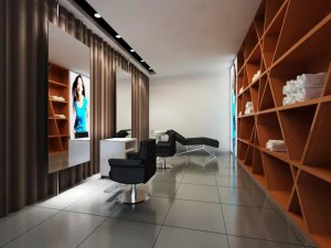 sala parrucchiere 007 Modello 3D