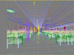 internet bar 001 Modelo 3D