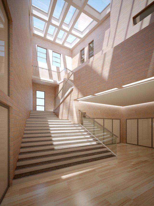 lobby 006 Model 3D .c4d .max .obj .3ds .fbx .stl .blend