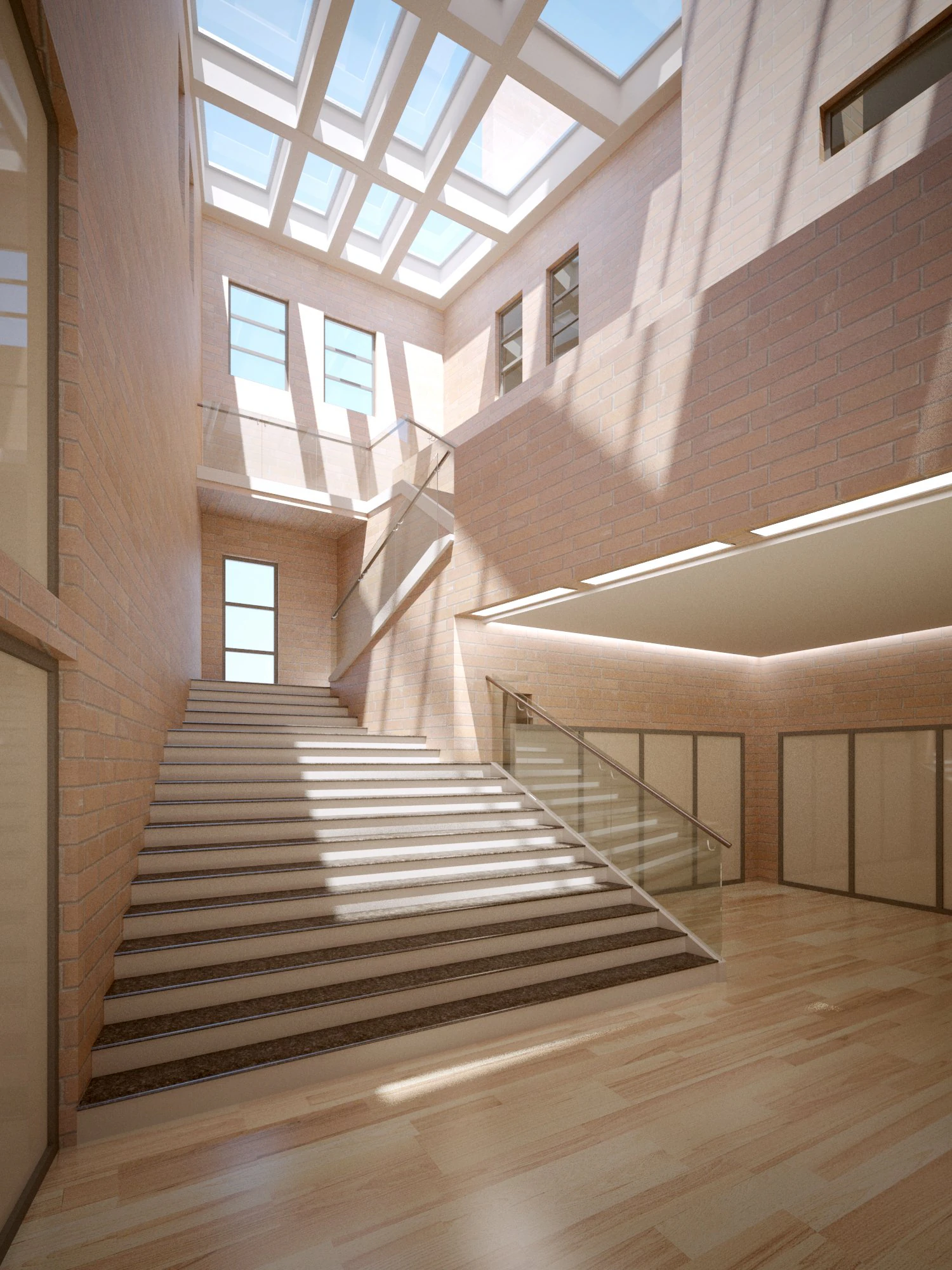 lobby 006 3D Model .c4d .max .obj .3ds .fbx .stl .blend 