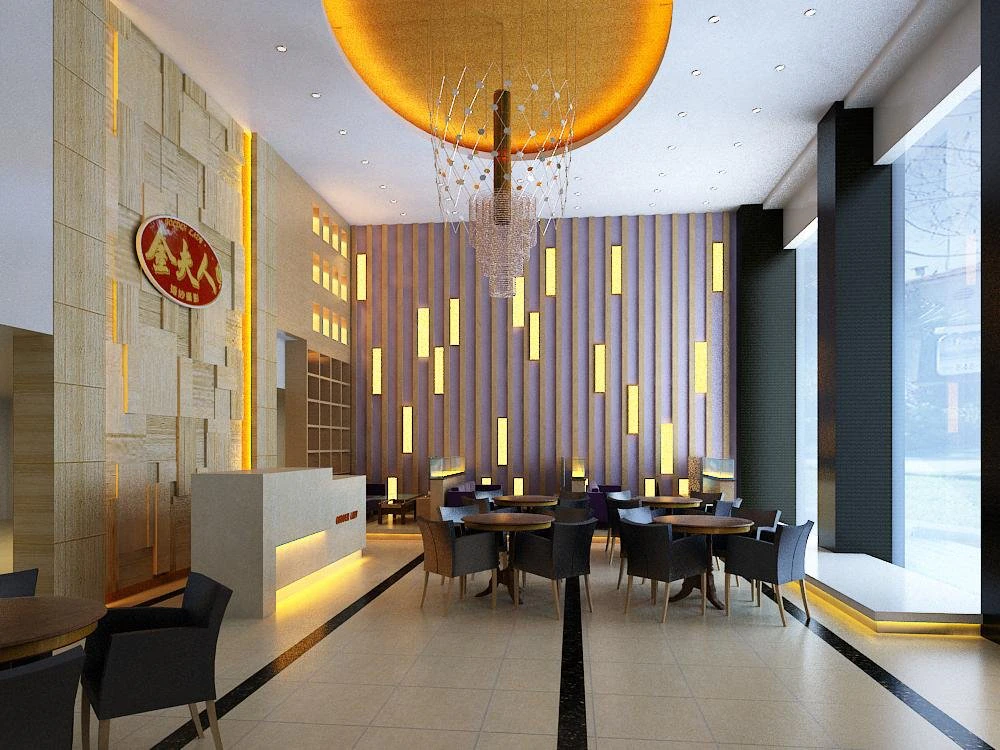 lobby 012 3D Model .c4d .max .obj .3ds .fbx .stl .blend 