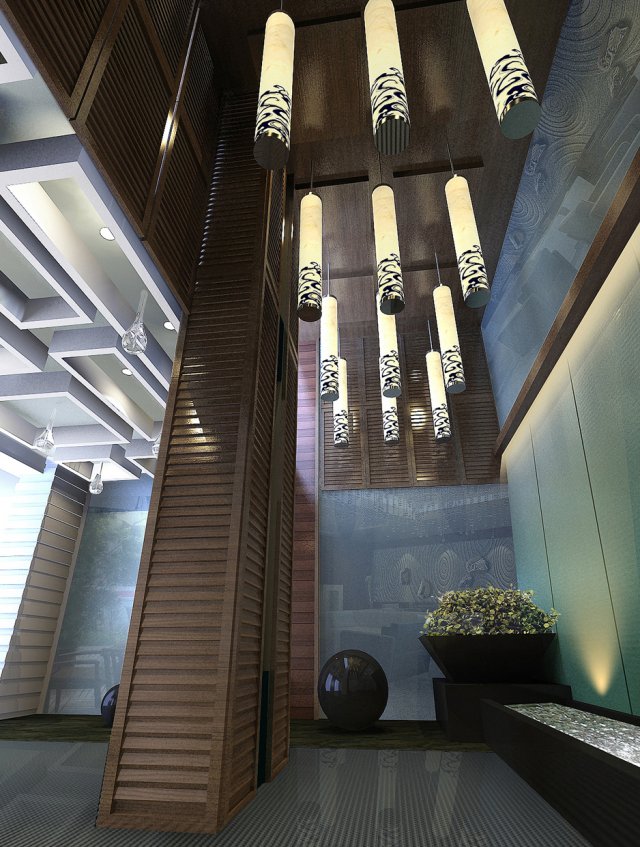 lobby 026 3D-Modell .c4d .max .obj .3ds .fbx .stl .blend 