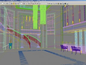 lobby 032 Model 3D