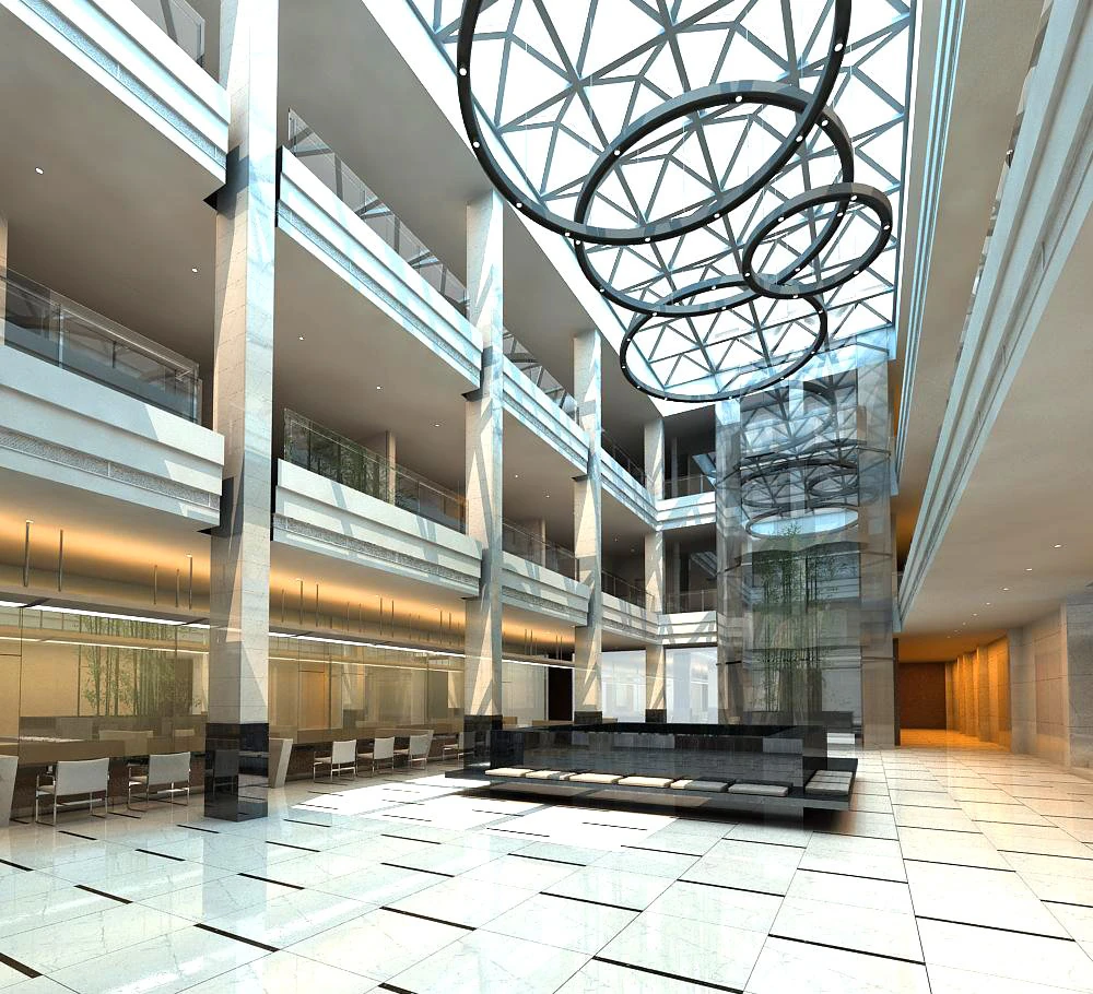 lobby 033 3D Model .c4d .max .obj .3ds .fbx .stl .blend 