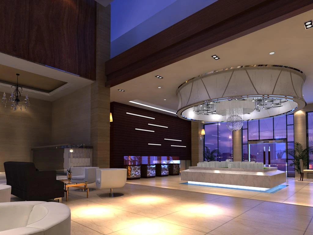 lobby 037 3D Model .c4d .max .obj .3ds .fbx .stl .blend 
