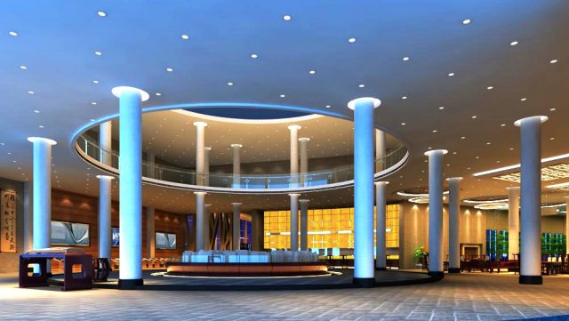 lobby 039 3Dモデル .c4d .max .obj .3ds .fbx .stl .blend 