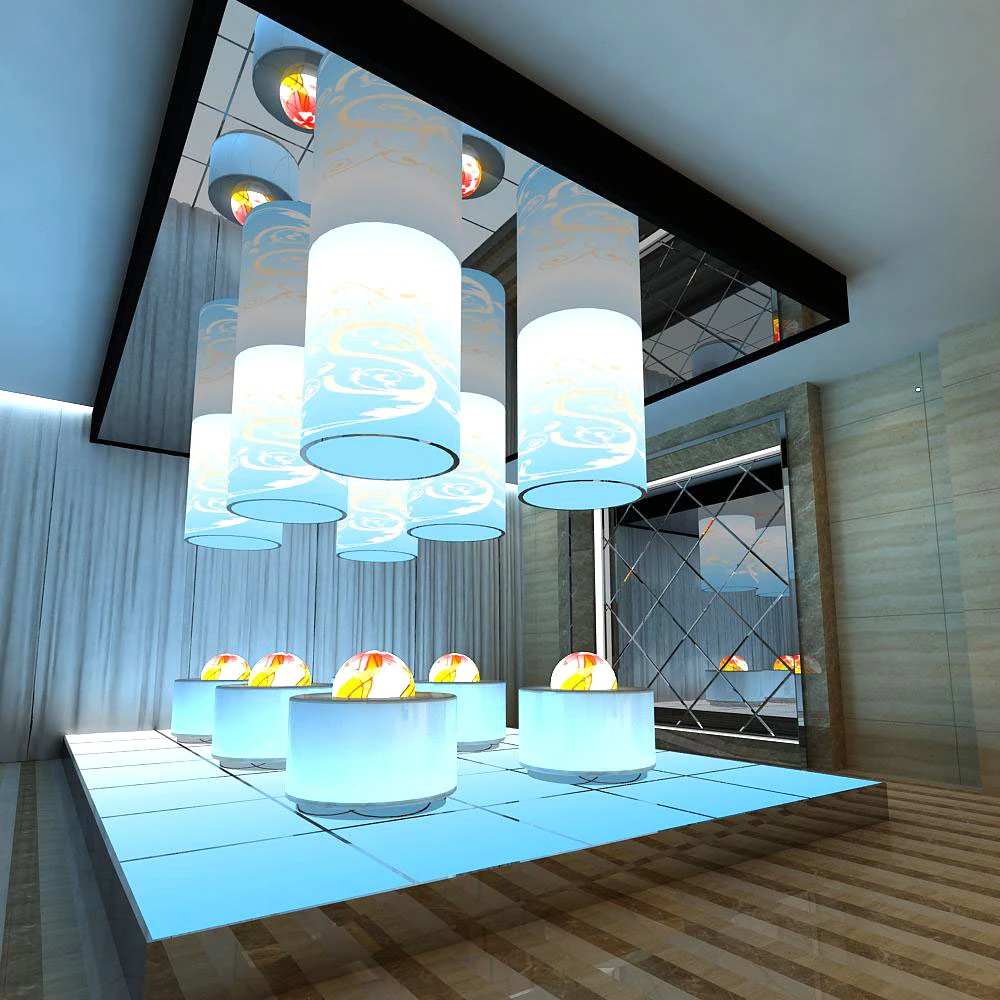lobby 042 3D Model .c4d .max .obj .3ds .fbx .stl .blend 
