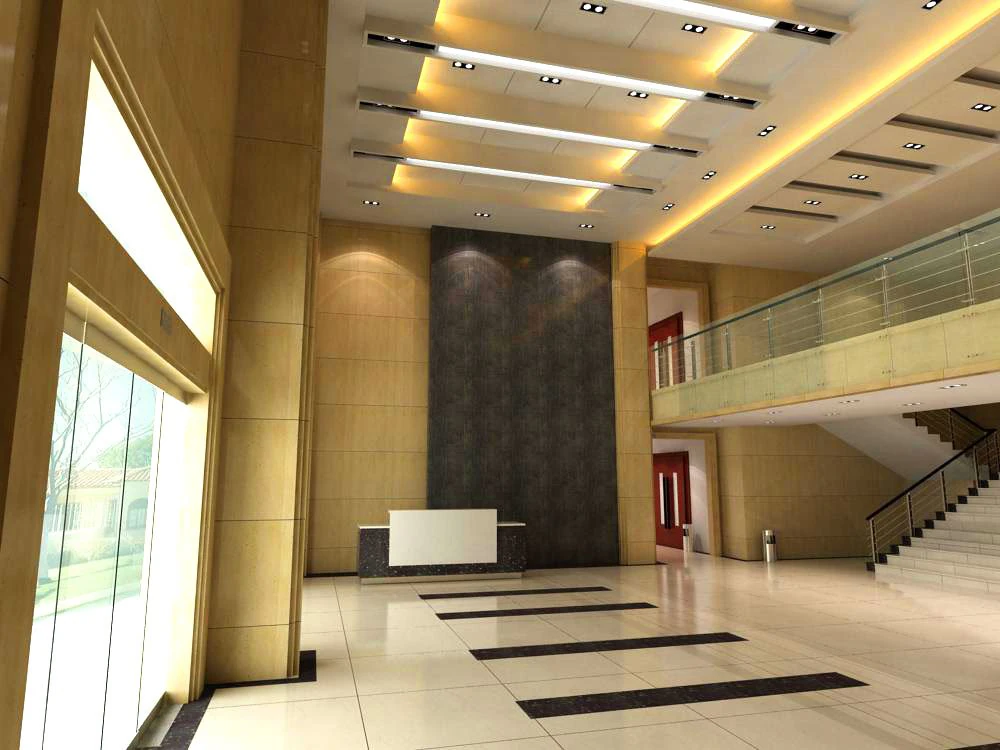 lobby 044 3D Model .c4d .max .obj .3ds .fbx .stl .blend 