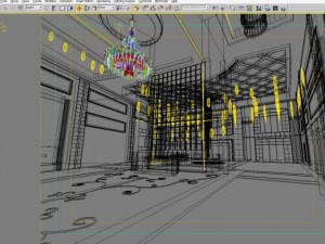 lobby 047 Modello 3D