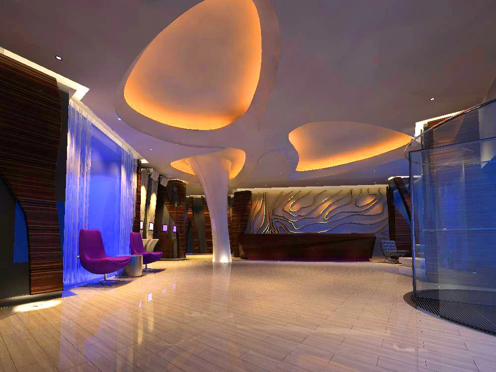 lobby 048 3D Model .c4d .max .obj .3ds .fbx .stl .blend 