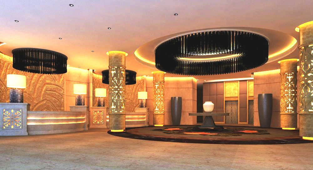 lobby 049 3D Model .c4d .max .obj .3ds .fbx .stl .blend 