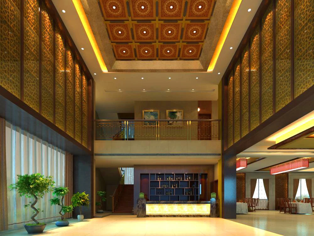 lobby 050 3D Model .c4d .max .obj .3ds .fbx .stl .blend 