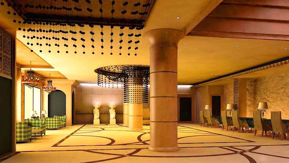 lobby 052 3D Model .c4d .max .obj .3ds .fbx .stl .blend 
