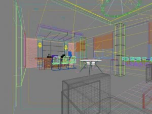 lobby 053 3D Model