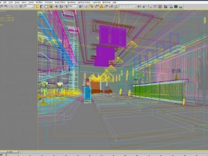 lobby 056 Model 3D