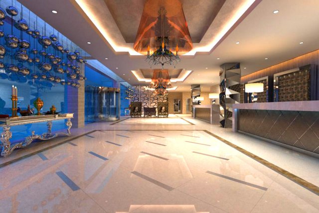 lobby 057 3D मॉडल .c4d .max .obj .3ds .fbx .stl .blend
