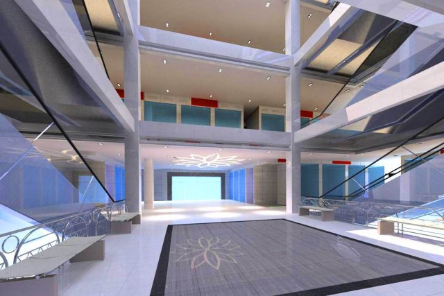 lobby 061 3D मॉडल .c4d .max .obj .3ds .fbx .stl .blend 