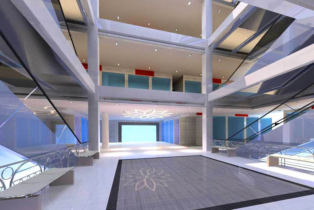 lobby 061 3D Model .c4d .max .obj .3ds .fbx .stl .blend 