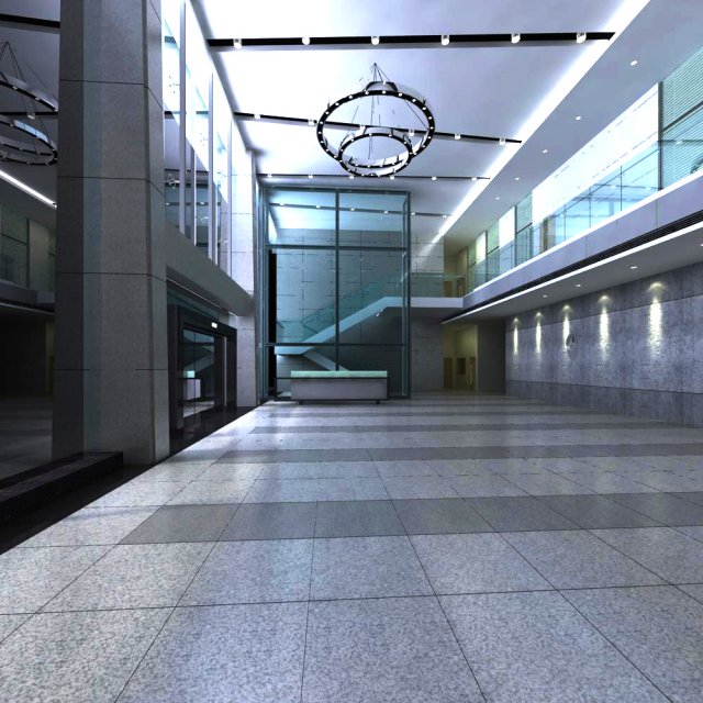 lobby 064 Modelo 3D .c4d .max .obj .3ds .fbx .stl .blend 