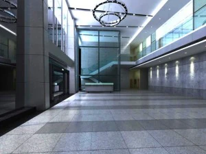 ロビー064 3Dモデル