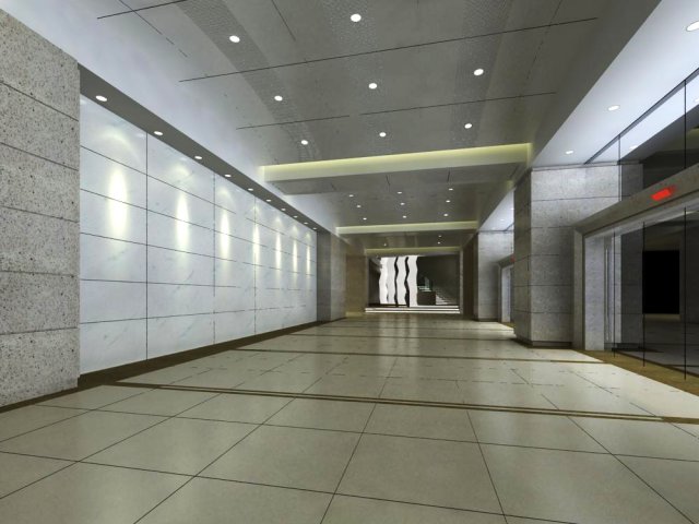 lobby 067 3D Model .c4d .max .obj .3ds .fbx .stl .blend 