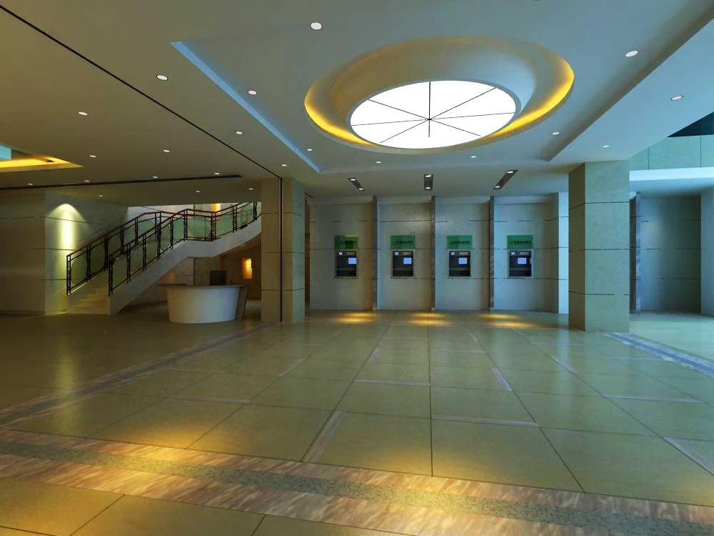 lobby 074 3D Model .c4d .max .obj .3ds .fbx .stl .blend 