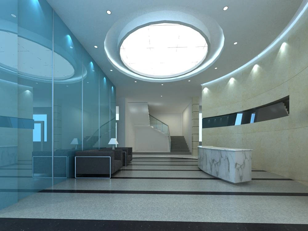 lobby 077 3D Model .c4d .max .obj .3ds .fbx .stl .blend 