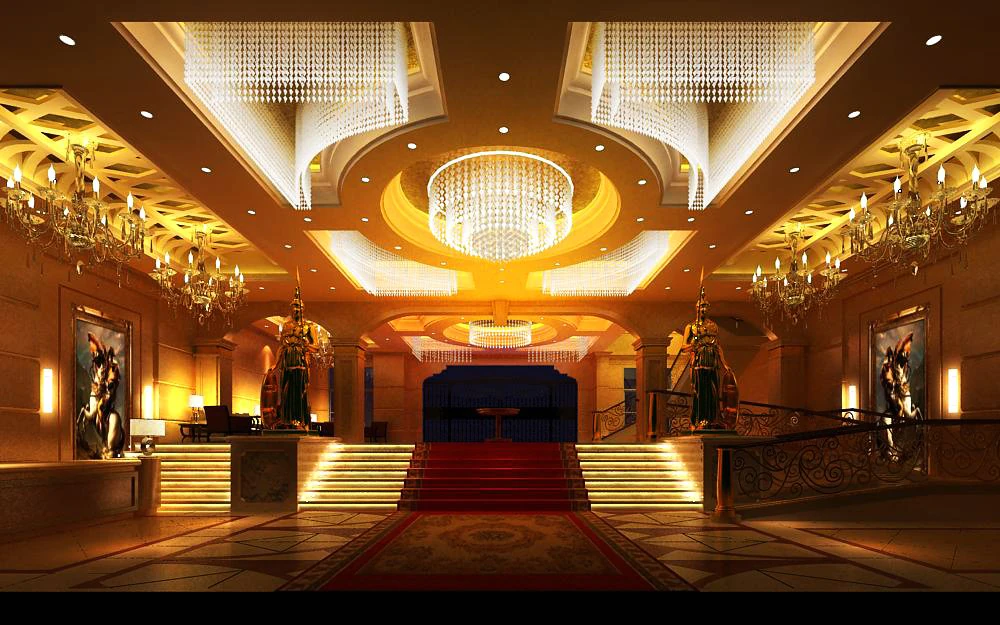 lobby 088 3D Model .c4d .max .obj .3ds .fbx .stl .blend 