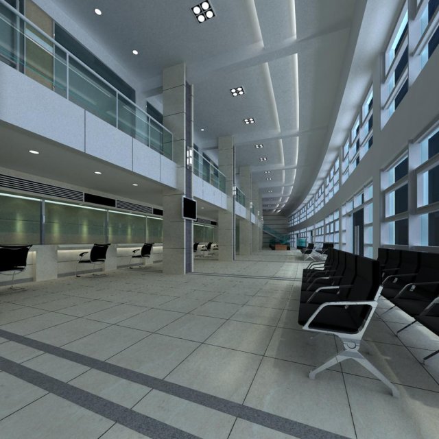 lobby 089 Modelo 3D .c4d .max .obj .3ds .fbx .stl .blend 