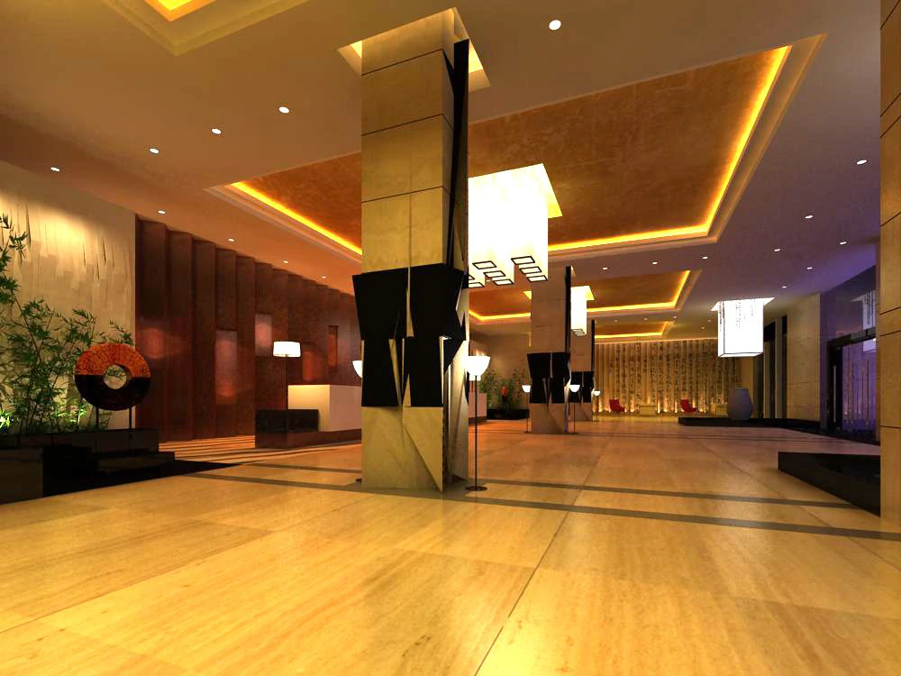 lobby 091 3D Model .c4d .max .obj .3ds .fbx .stl .blend 