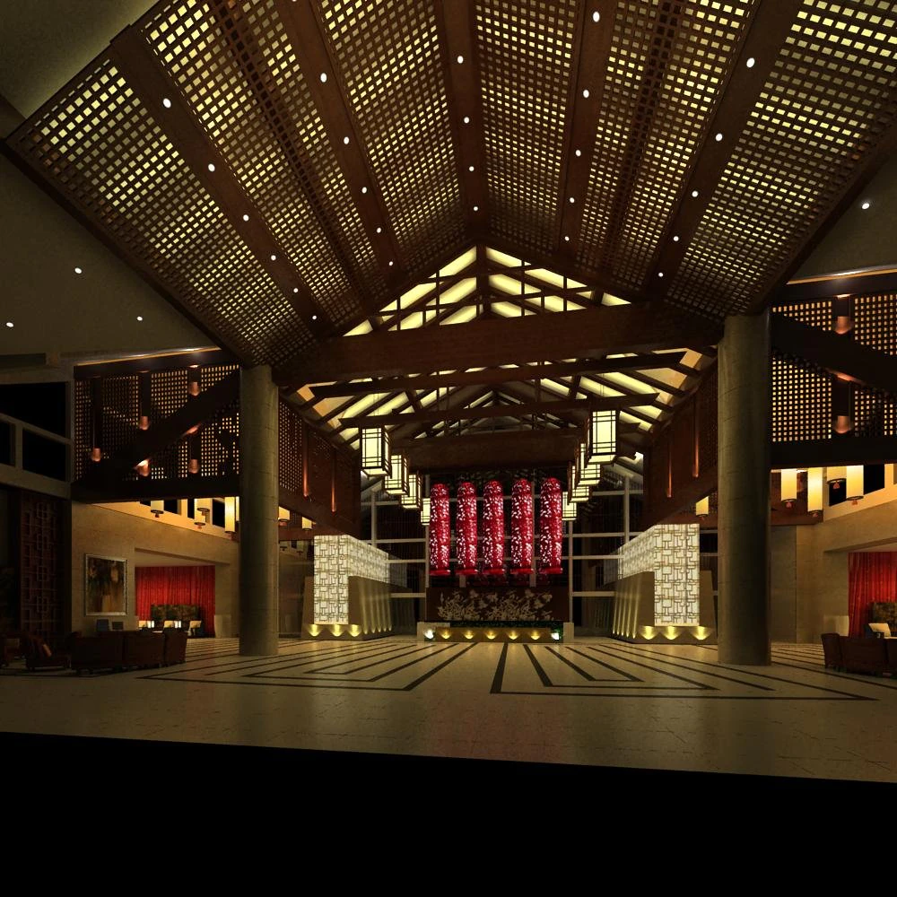 lobby 093 3D Model .c4d .max .obj .3ds .fbx .stl .blend 
