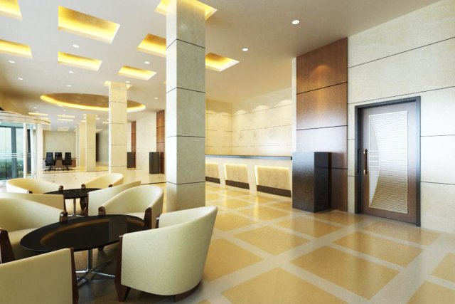 lobby 105 Model 3D .c4d .max .obj .3ds .fbx .stl .blend 