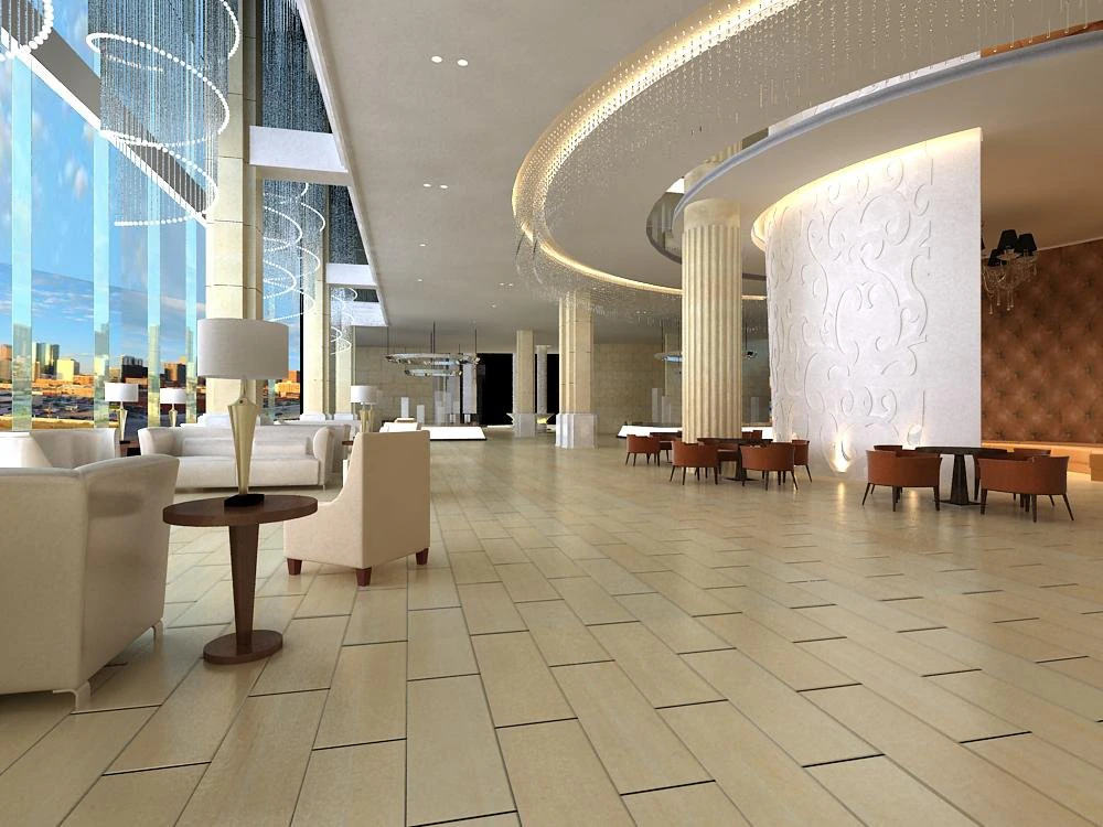 lobby 107 3D Model .c4d .max .obj .3ds .fbx .stl .blend 