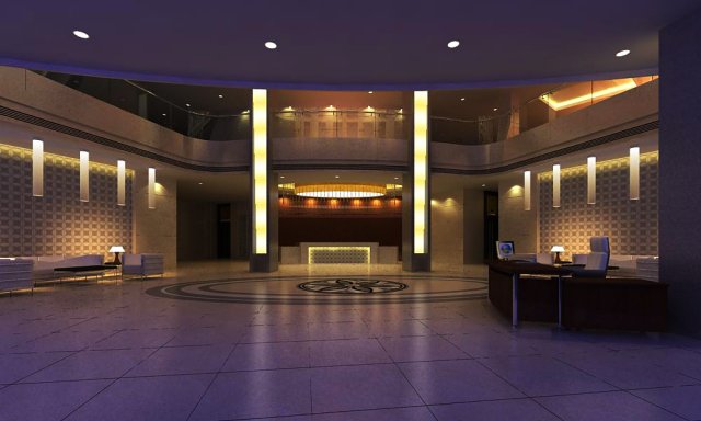 lobby 111 3D मॉडल .c4d .max .obj .3ds .fbx .stl .blend 