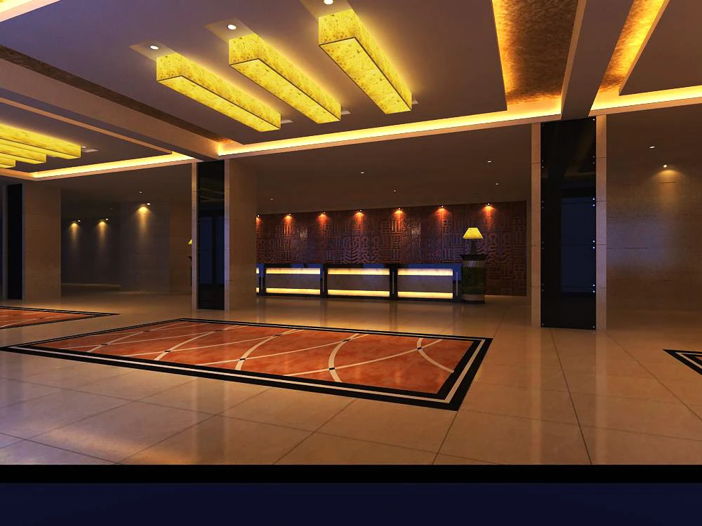 lobby 112 3D Model .c4d .max .obj .3ds .fbx .stl .blend 