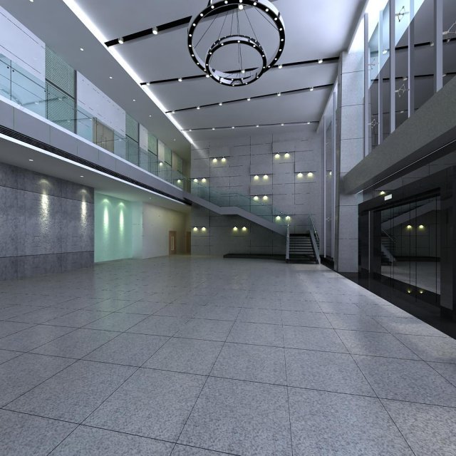lobby 118 Modello 3D .c4d .max .obj .3ds .fbx .stl .blend 