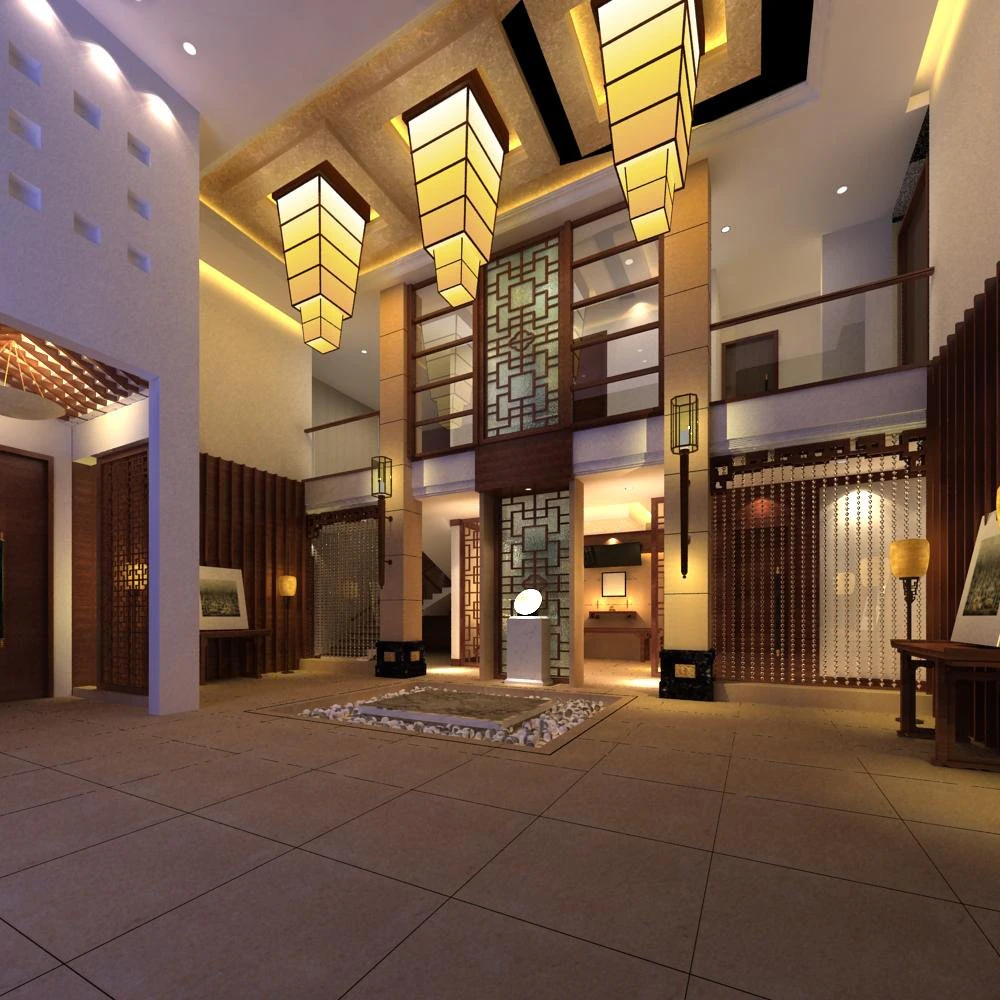 lobby 119 3D Model .c4d .max .obj .3ds .fbx .stl .blend