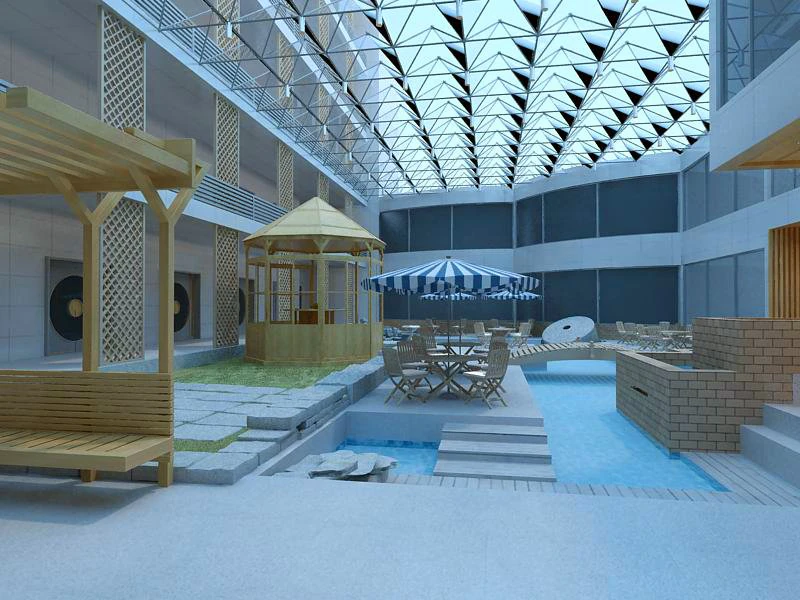 lobby 123 3D Model .c4d .max .obj .3ds .fbx .stl .blend 