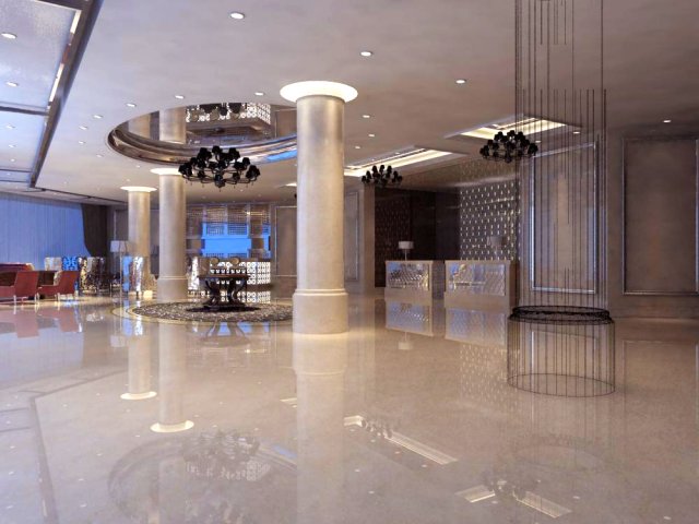 lobby 217 3D 模型 .c4d .max .obj .3ds .fbx .stl .blend 