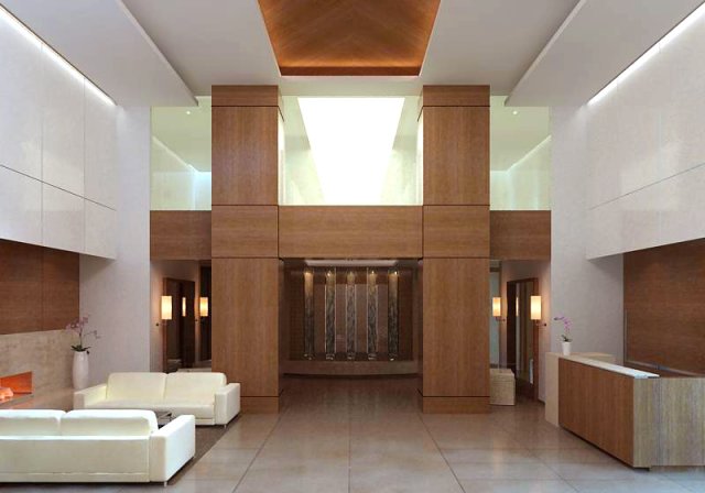 lobby 222 3D Model .c4d .max .obj .3ds .fbx .stl .blend 